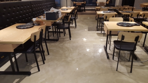 미용실 에폭시바닥